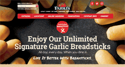 Desktop Screenshot of fazolis.com